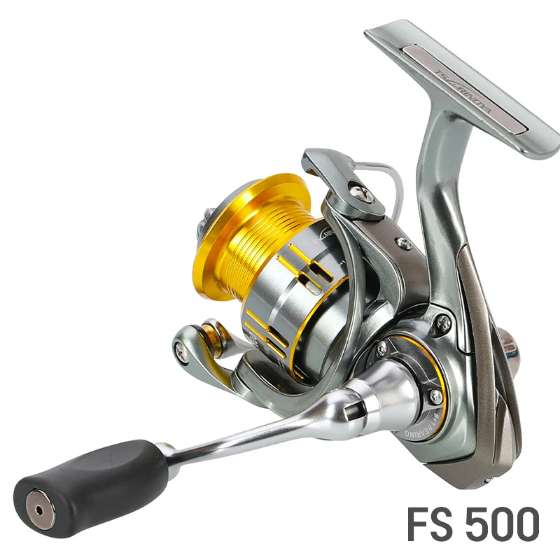 TSURINOYA Light Game Ultralight Spinning Fishing Reel FS 500 800 1000 9+1BB  4kg Drag Power Bait Finesse Stream Bass Trout Reel