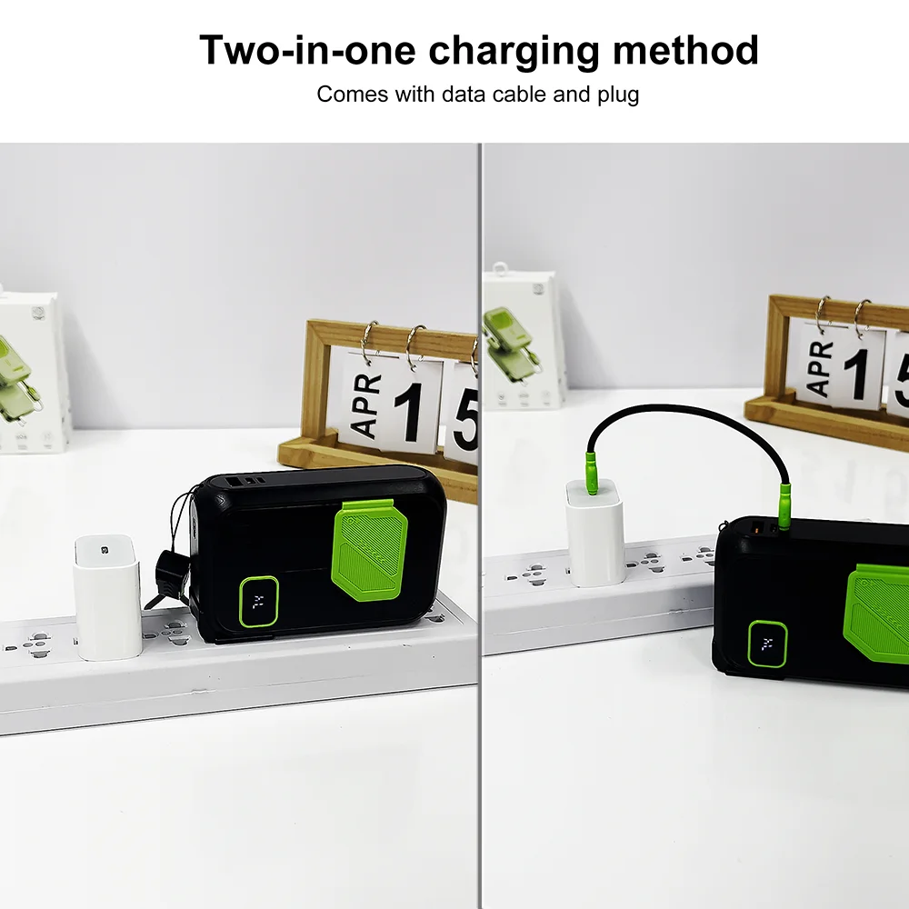 M&W  fast chagring wireless power bank 22.5w with stand 20,000mah waterproof & sturdy design 4