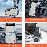 Universal Car Phone Holder - Dashboard Windshield Desk Mount for GPS Navigation Secure Hanging Bracket - Image 5