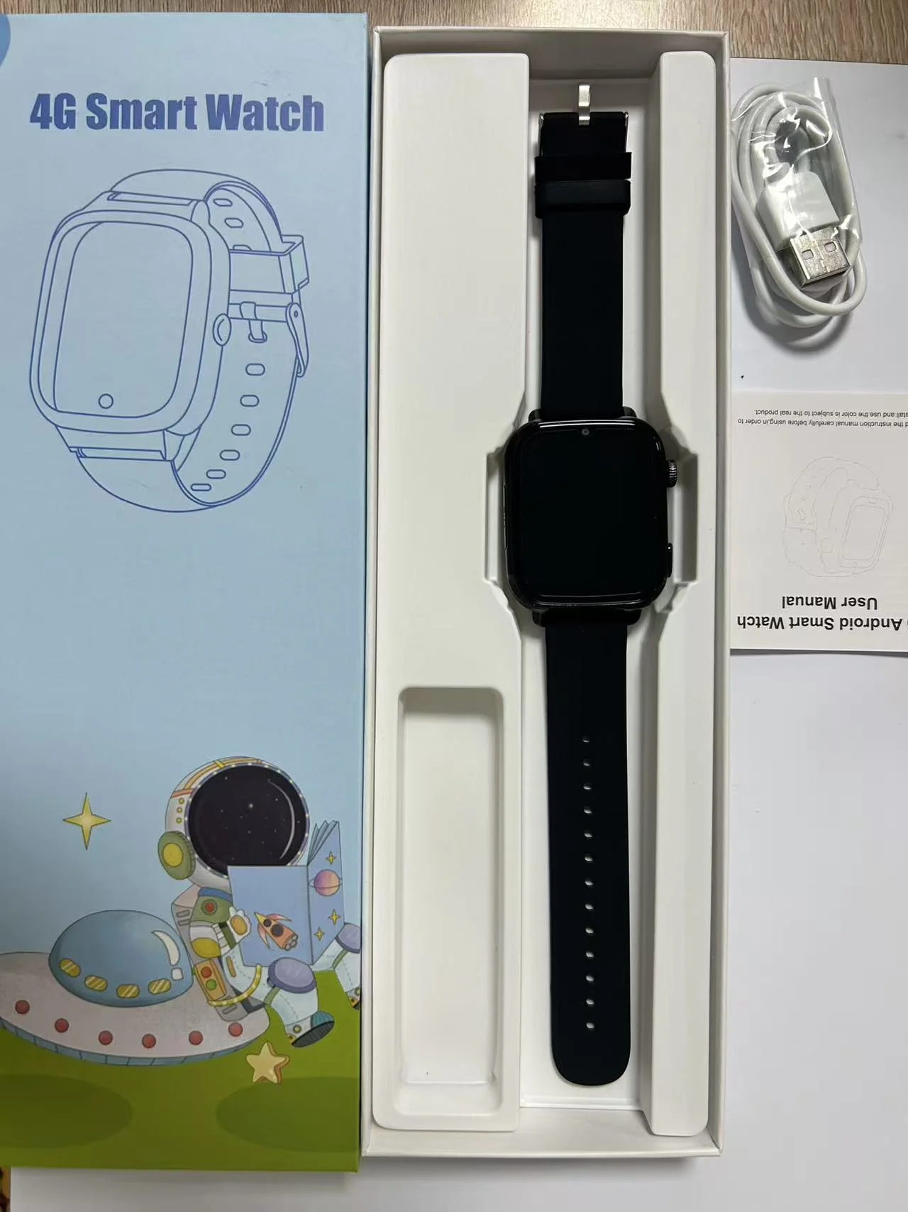 4G Smart Watch Kids GPS WIFI Video Call SOS APP Download Child Smartwatch photo review