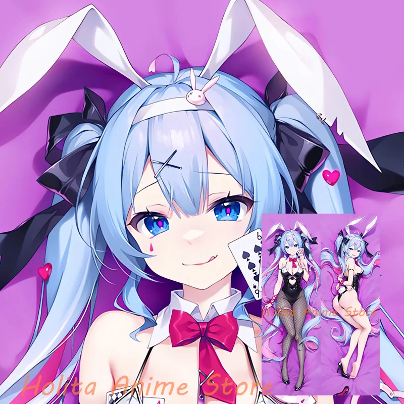 Dakimakura Rabbit Hole Anime Double sided Print Life size Body Pillow Cover Pillowcase
