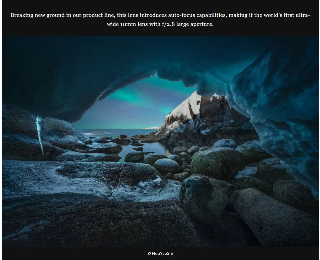 Laowa FF II 10mm f2.8 Zero-D Lens Ultra Wide Landscape Astrophotography for Cano