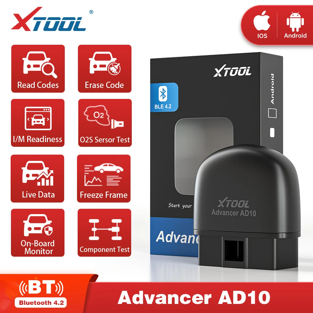 Xtool Ad10 Obd2 Diagnostic Scanner Elm327 Engineer