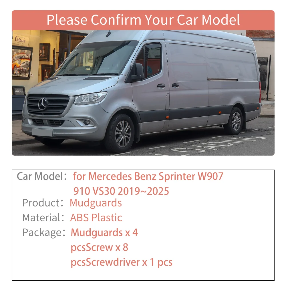 Parasole Per Parabrezza Interno per Mercedes Sprinter 2019-2024, 7Pcs Oscurante Termico Interno ai Raggi UV per Parasole, Protezione Solare Interno per Parabrezza Auto d'Argento