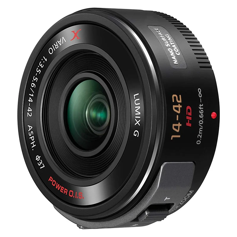Obiettivo Zoom Panasonic Lumix G X Vario Power, 14-42Mm, F3.5-5.6 Asph., Micro Mirrorless Quattro Terzi, Power Optical I.S., H-Ps14042S