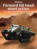 Coolbank Remote Control Crawler High Speed Tank Off-Road 4WD RC Car 2.4 Ghz RC Army Truck 1/16 Drift Tank RC Tank for Kids Adult 5
