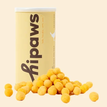 Hipaws All Natural Quail Egg Yolk Freeze-Dried Cat Treats Toppers (100g Tube), Fresh Quail Egg Yolk Dog Treats