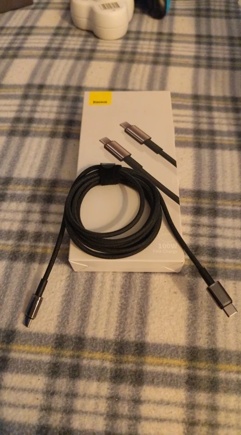 Baseus 100W PD Type C 5A Fast Charging Data Cable photo review