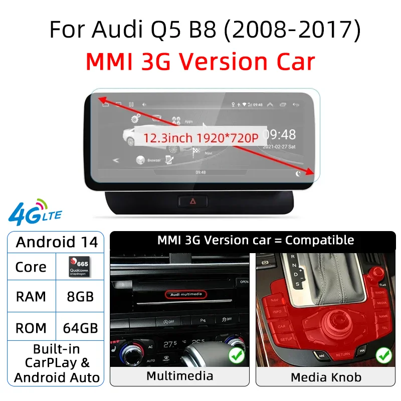 12.3 Q8G64 MMI 3G