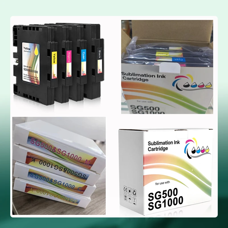 For SAWGRASS SG500 SG1000 Compatible Ink Cartridge Printer With Chip With Subliamtion Ink For Ricoh SAWGRASS SG500 SG1000