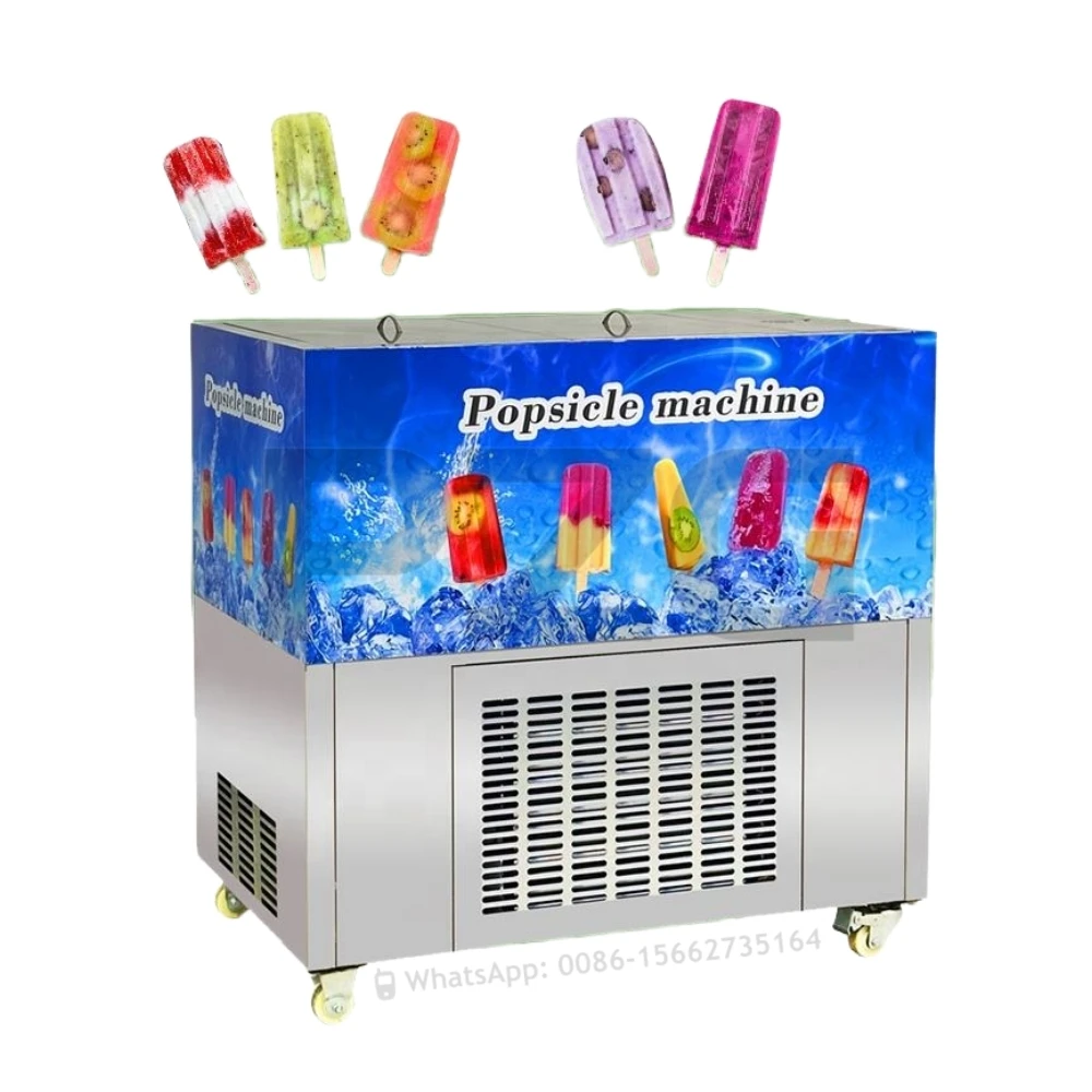 

12000pcs/day Stainless Steel 4 Molds Gelato Stick Automatic Industrial Ice Popsicle Machine Ice Lolly Maker Ice Lolly Machine