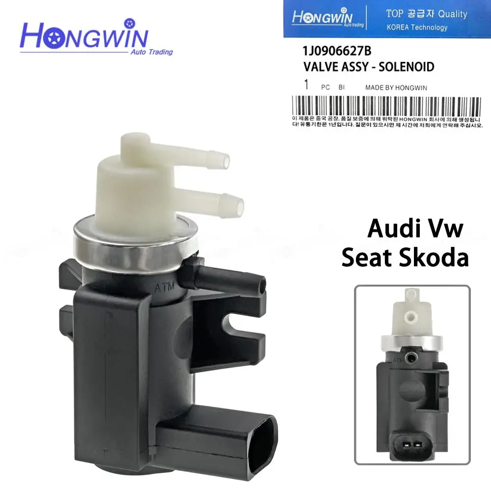 

1K0906627A, 1J0906627B, 70086800 New Turbo Boost Pressure Control Solenoid Valve For Audi A3 A4 Vw Seat Skoda Amarok Caddy