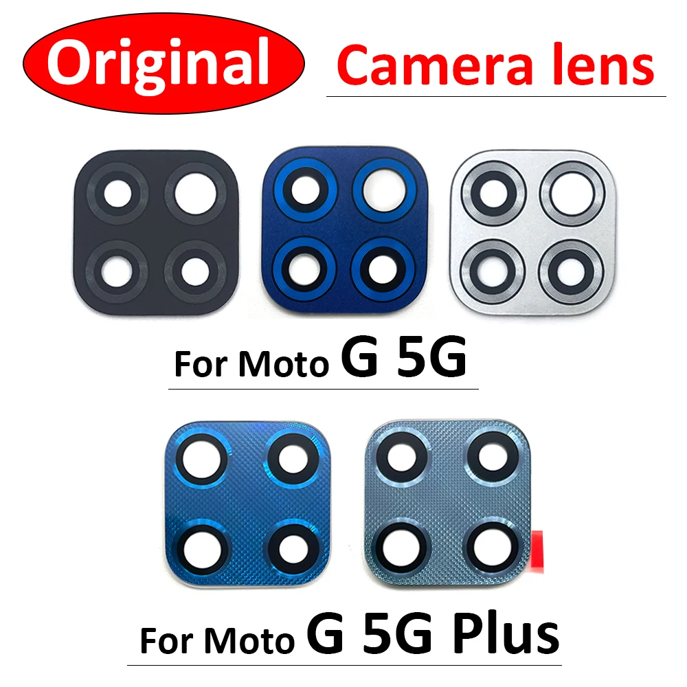 Nuovo Obiettivo In Vetro Per Fotocamera Posteriore Originale Per Motorola Moto G 5 G/G 5G Plus Con Adesivo Ahesive