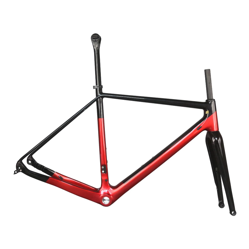 

Flat Mount Gravel Frame GR029 Disc Brake Custom Paint BSA Carbon Fiber T700 with 27.2mm Diameter Seat Post