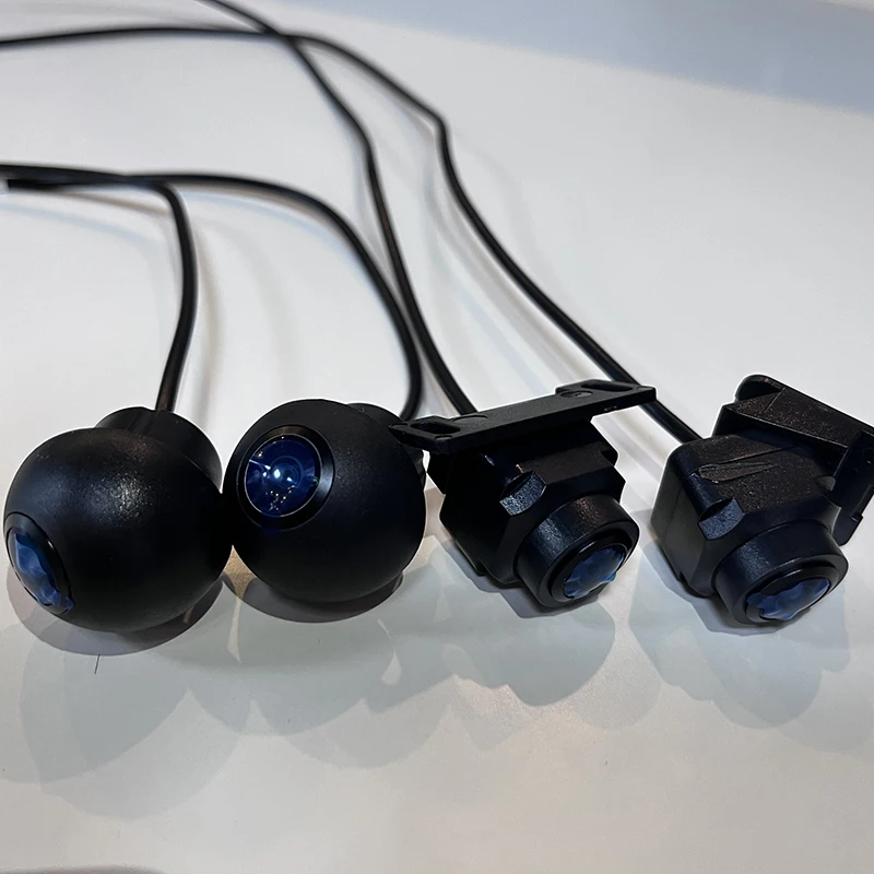 QSZN HD 3D 360 카메라, 자동차 버드 뷰 시스템, 360 720P 파노라마 225 3D 360 서라운드 카메라, 안드로이드 자동차 라디오 DVD용, 4 카메라