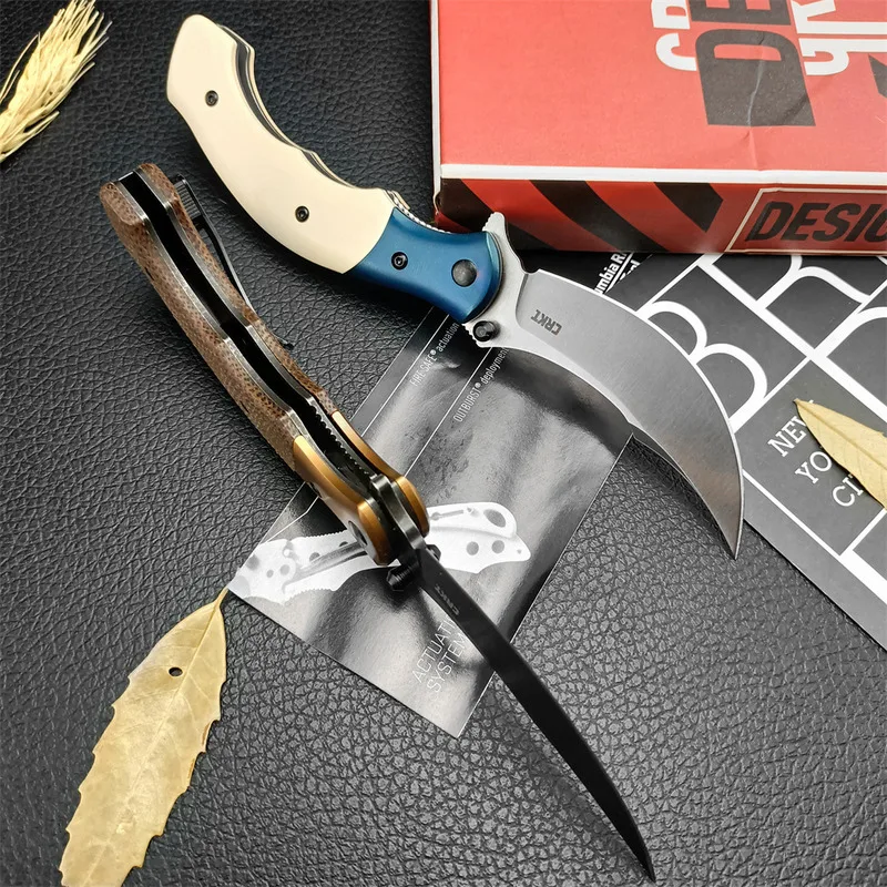 Складной нож CRKT 7465Z с вспомогательной флиппером, клинок 8cr13mov с ...