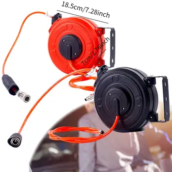 Automatic Retractable Air Hose Reel Air compressor hose reel with positioning ball Auto Rewind Garage Car Repair Shop Workshop