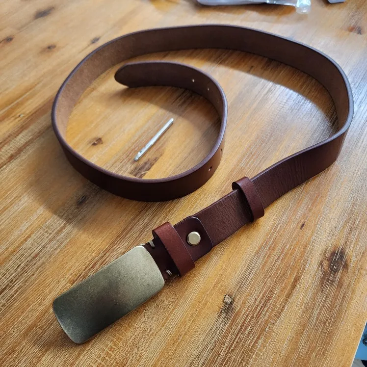 Pure Cowskin Men Belt photo review