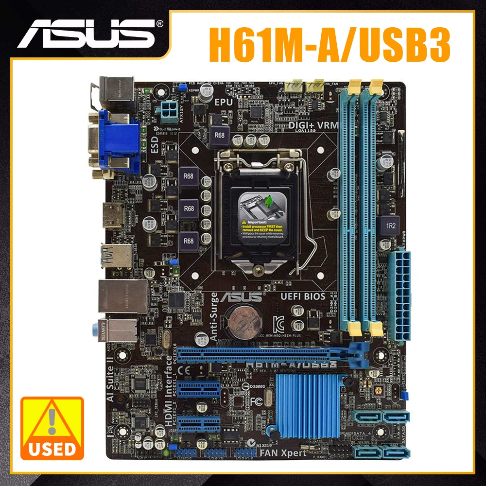 Asus H61 Mk Motherboard