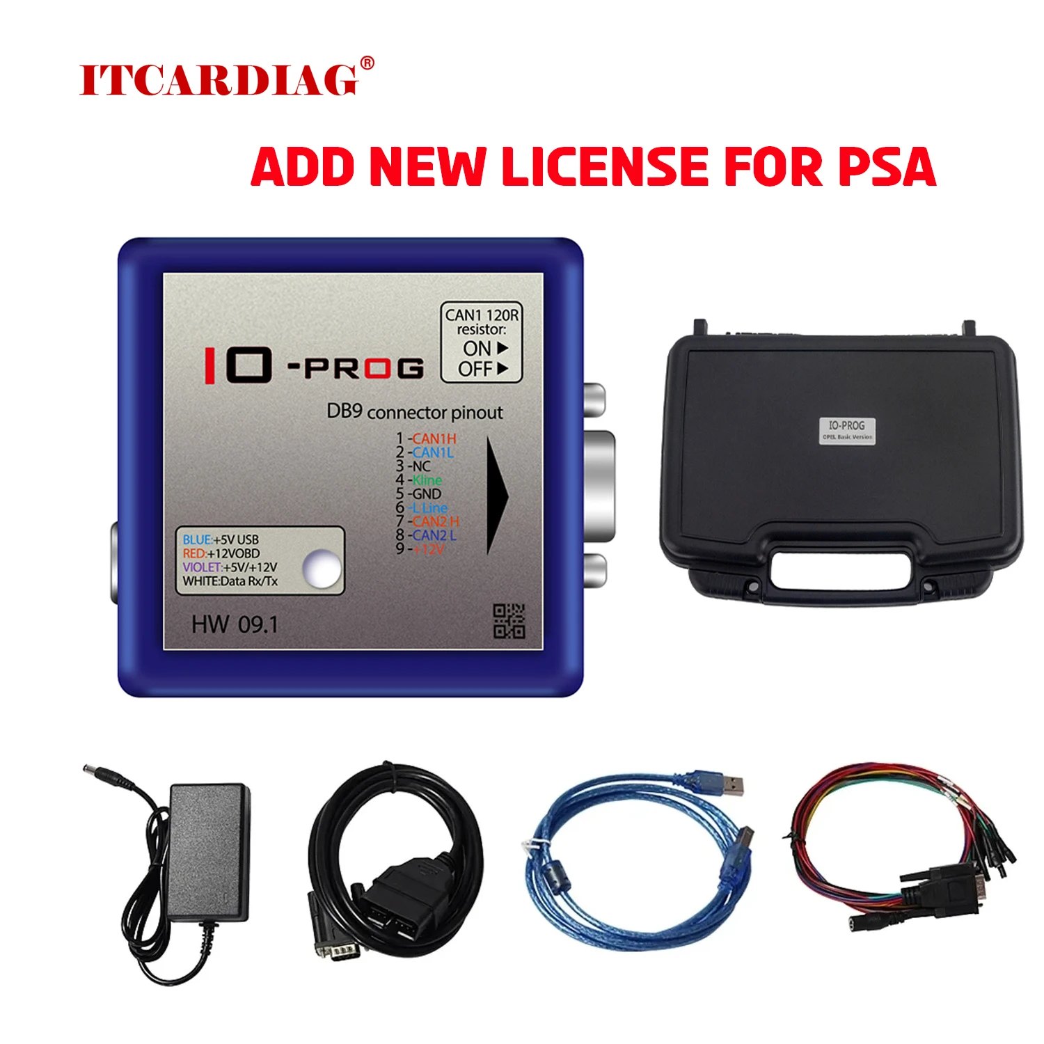 Versione Completa Ioprog Io-Prog Io Prog Psa Bsi Con I/O Prog Per Opel/Gm Full License Ecu Bcm Tcm Eps Combinazione Di K-Line & Can