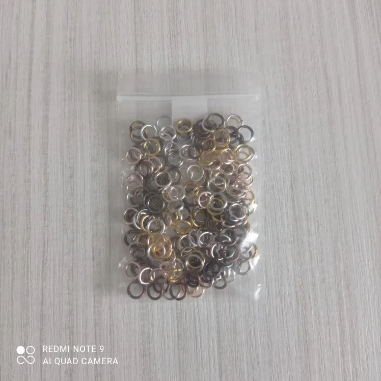 200pcs DIY Jewelry Findings Open Single Loops Jump Rings & Split Ring for jewelry making Open Jump Rings Connectors Wholesale