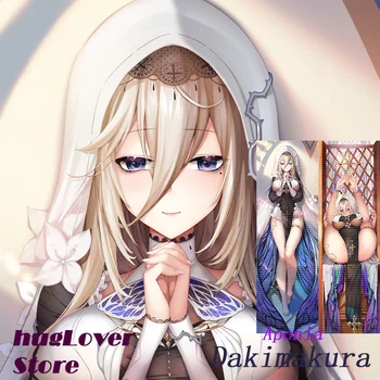 Подушка для тела Dakimakura Anime Aponia (Honkai Impact 3rd), двусторонняя наволочка с принтом в натуральную величину