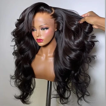 Wholesale Body Wave Human Hair Wigs for Black Women Transparent HD Lace Frontal Closure Wigs Vendor Raw Vietnamese Hair Wig 1