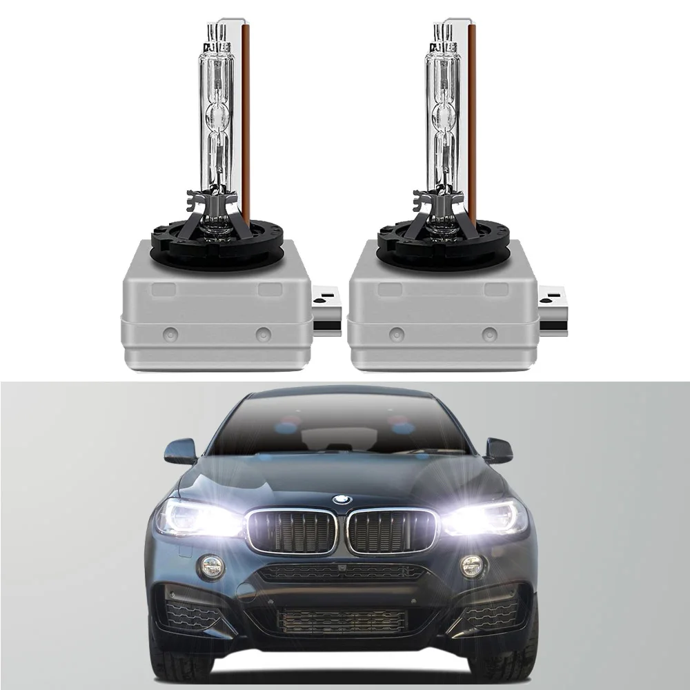 

For BMW X6 F16 F86 2014-2019 6000K HID Xenon Headlight Bulb High Low Beam (Only Fit Original Bulb Is Xenon）