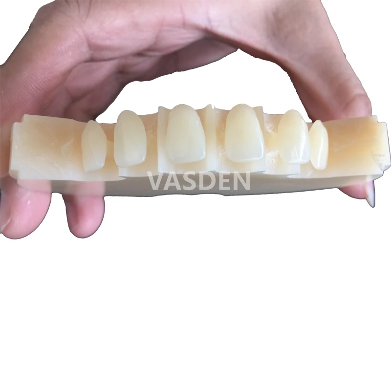 A2 A3 Color 98mm Multilayer PMMA Disc Dental Lab Material CADCAM PMMA Block Resin Blank 2