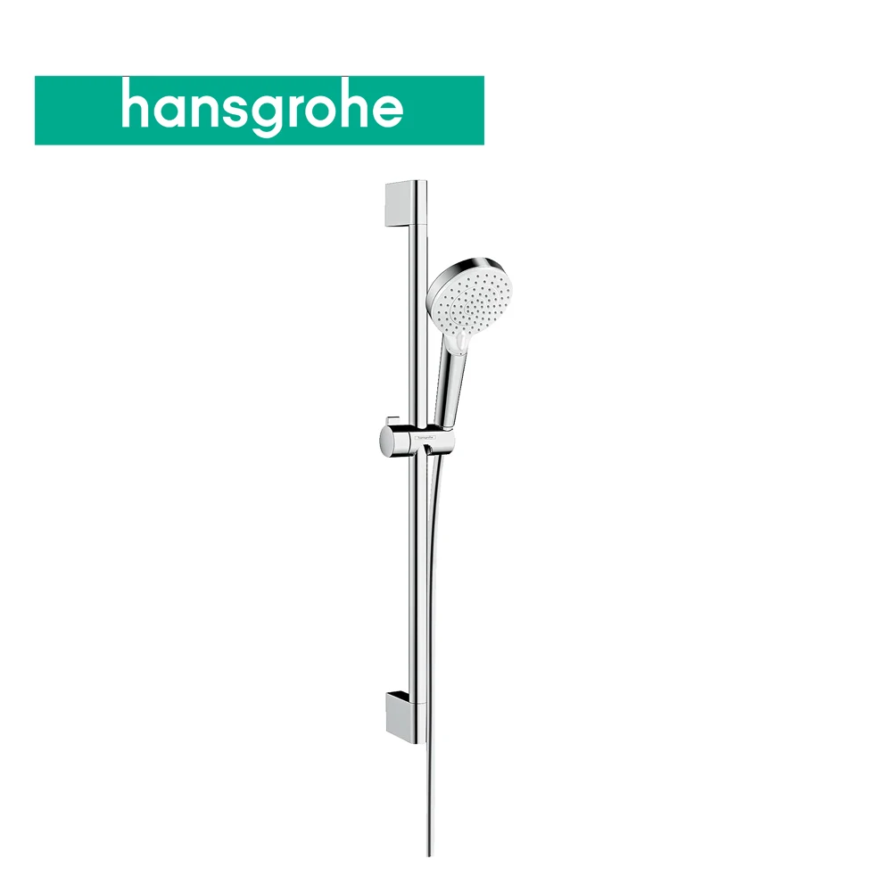 

Hansgrohe 26532400 Crometta Wall Shower Column With Hand Shower - White / Chrome Sliding Shower System