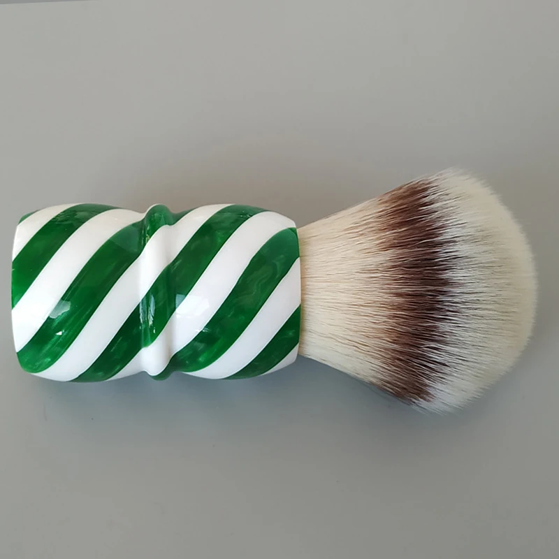 Dscosmetic Green wave A2S Soft synthetic hair shaving brush for man wet shaving
