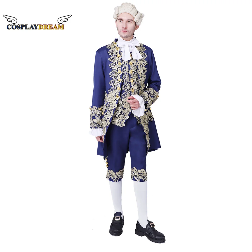 Victorian King Prince Deluxe Costume For Adult Men Stage Theater Cosplay  Outfit Top Vest Jacket Medieval Retro Regency Suit - Cosplay Costumes -  AliExpress