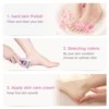 Pritech Foot Callus Dead Skin Remover Rechargeable Electric Pedicure Tools Professional Hard Cracked Dry Skin Spa for Bath 5