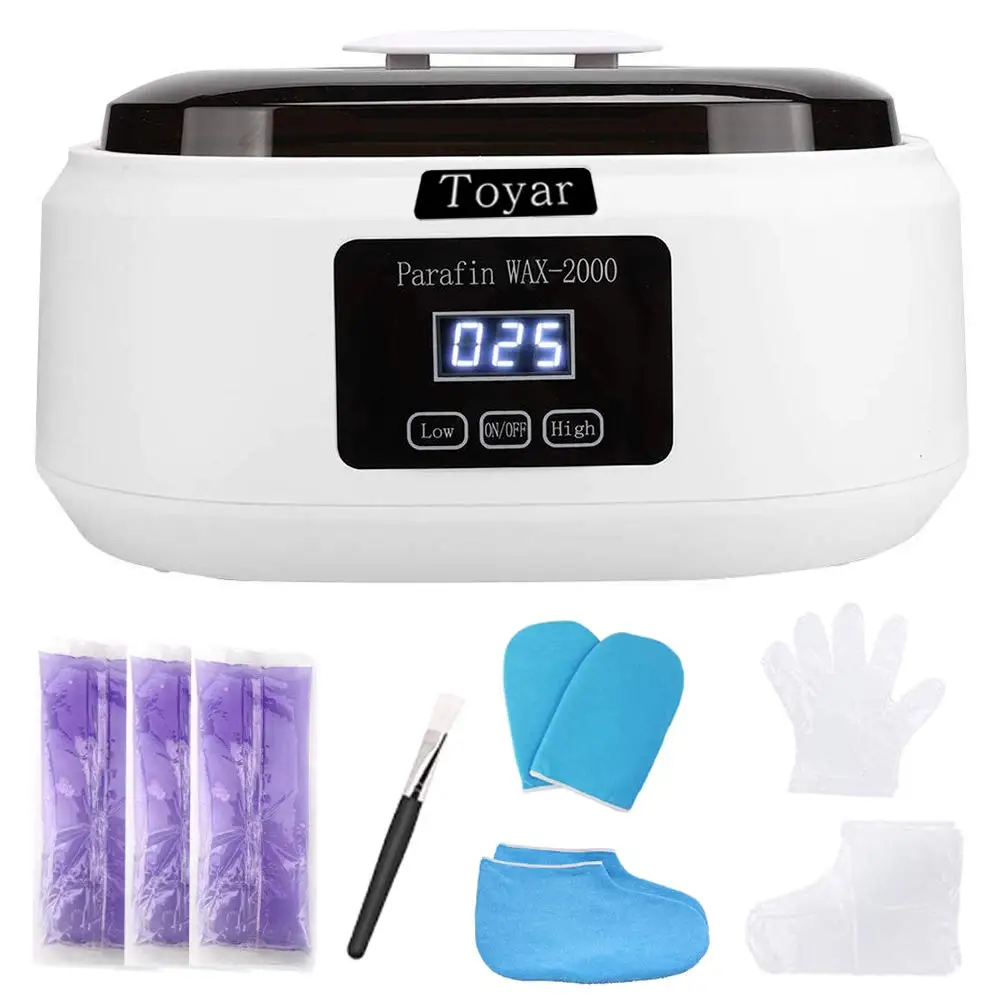 Paraffin Wax Machine for Hand and Feet, Touchscreen Paraffin Wax Warmer with 1.98lb Moisturizing Spa Bath Kit