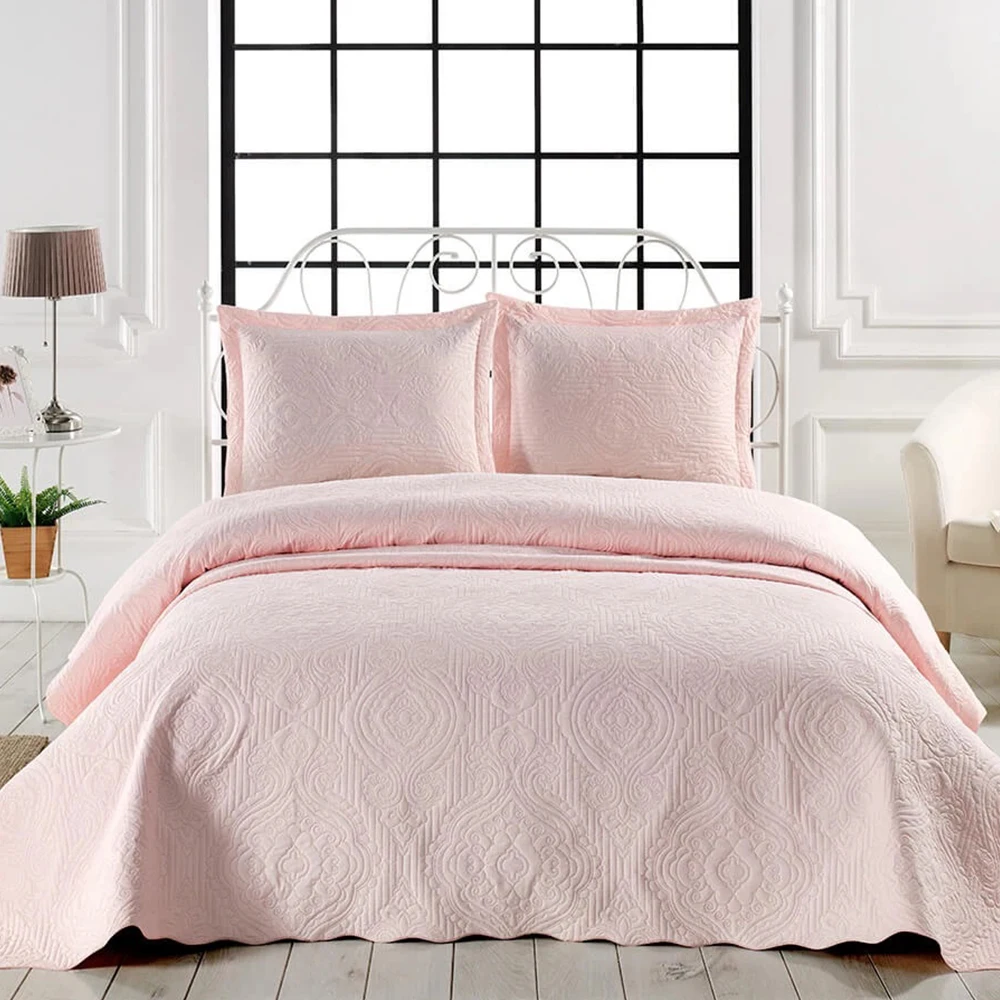 

My blanket Authentic Powder Double Personality Microfiber Quilted Bedspread 100 Microfiber Fabric Easily Ironed Fast Dry suitable Price