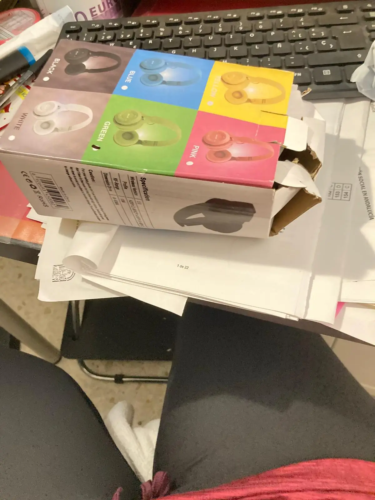 Y08 Macaron Auriculares inalámbricos con Bluetooth con micrófono Estéreo para juegos Auriculares Gamer Girl Regalo para tableta móvil photo review