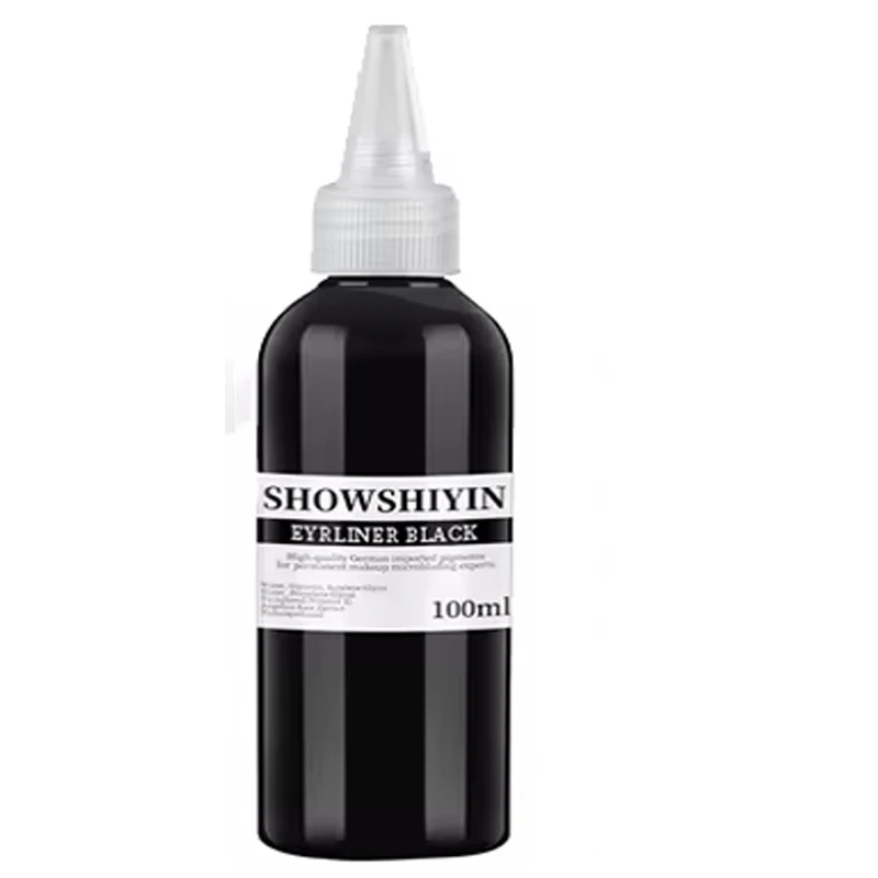 100ml Black tattoo ink Body Art Consumables 3.38oz Natural Plant Tattoo pigment Professional Supplies