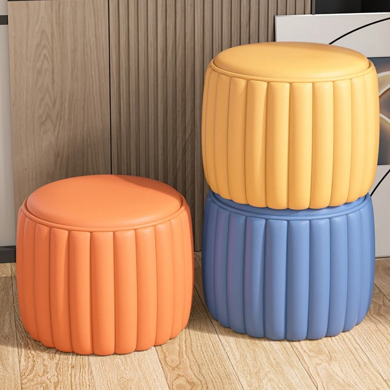 Colorful Pine Sofa Stool 5
