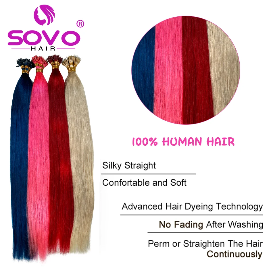 Nano Rings Micro Links Human Hair Extensions Natural Blonde Micro Bead Loop Pre Bonded Remy European Straight Hair 50/100Strands human hair extensions
