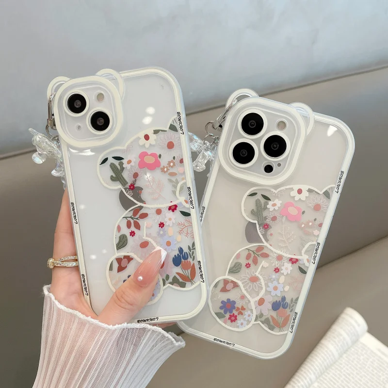 Custodia Yoedge Per IPhone 12 6,1″ – Natale 3D Pupazzo Di Neve, Morbida TPU Antiscivolo