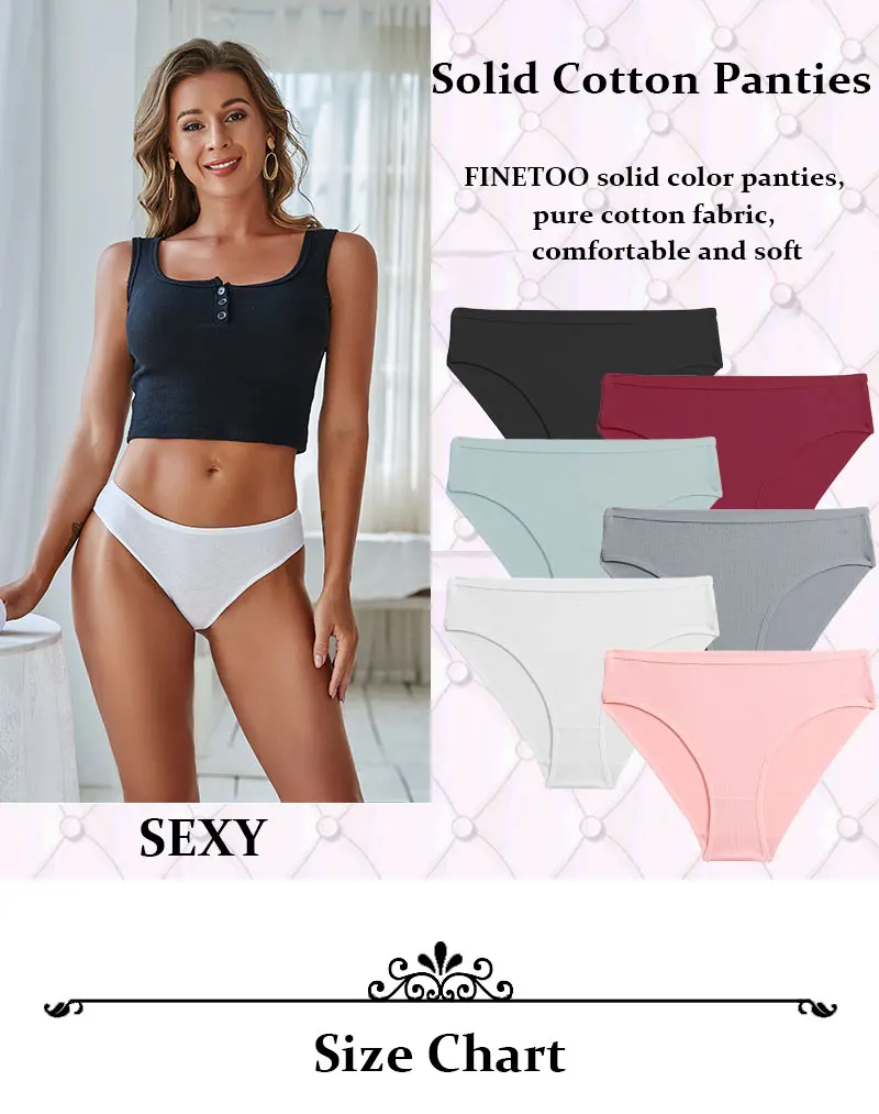 Cheap 3PCS/Set Sexy Hollow Cotton Panties For Women Low Waist Briefs Female  Soft Breathabale Underwear Comfortable Lingerie