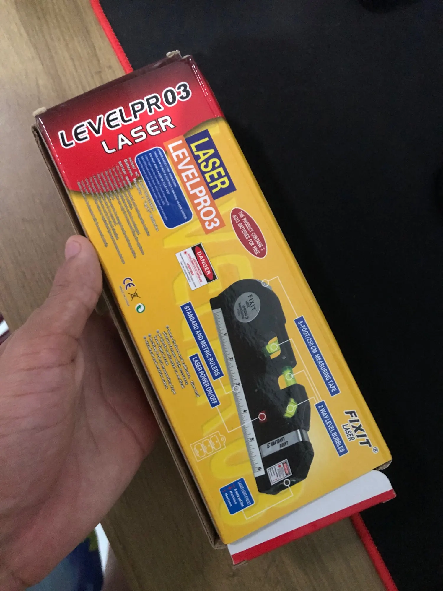 Ferramenta de Medição 4 em 1 - Nível Laser photo review