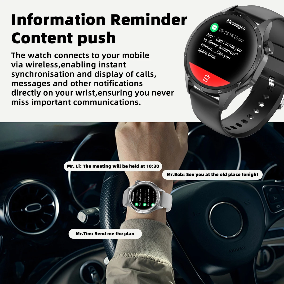 2026 New Original Smart Watch 1.52" HD IPS Screen Health tracker Heart Rate Bluetooth Call Smartwatch for Men Perfect Gift 3