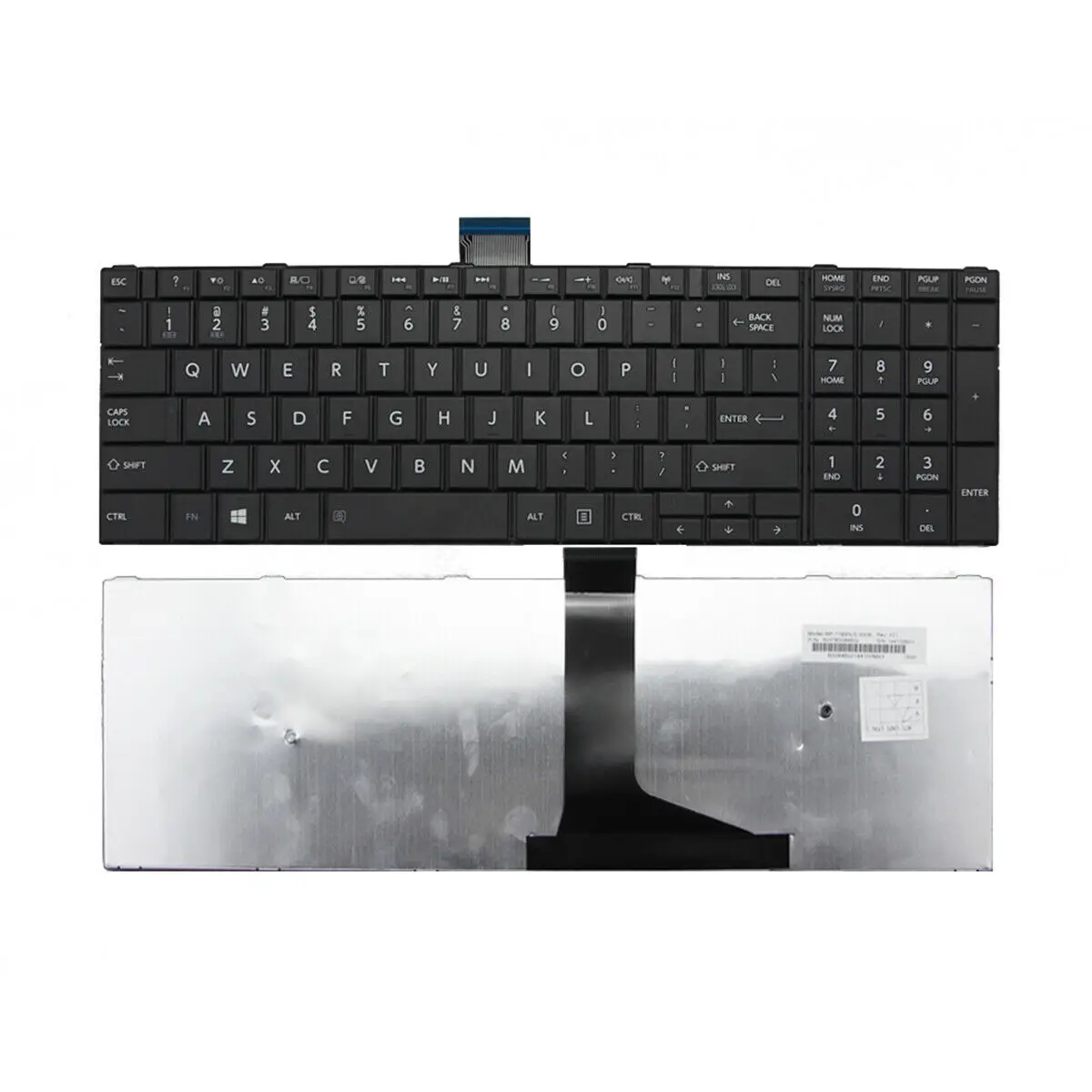 New US Layout Keyboard For TOSHIBA C50 C55D BLACK For Win8,US