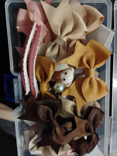 10Pcs/Set New Solid Ribbon Bowknot Hair Clips For Baby Girls Handmade Cute Bows Hairpin Barrettes Headwear Kids Hair Accessories photo review