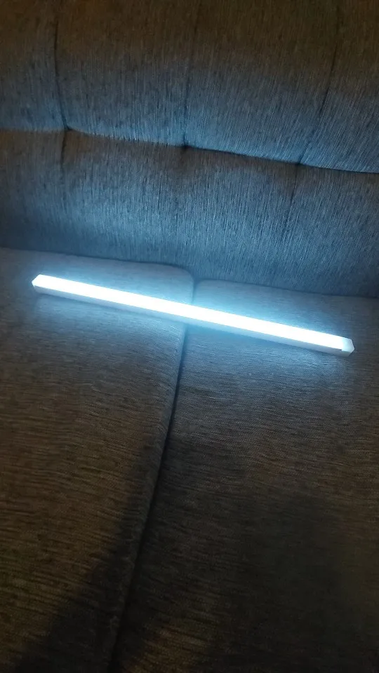 LED Motion Sensor Bar Light Rechargeable Induction Night Light Portable Cordless Magnetic Cabinet Lamp photo review