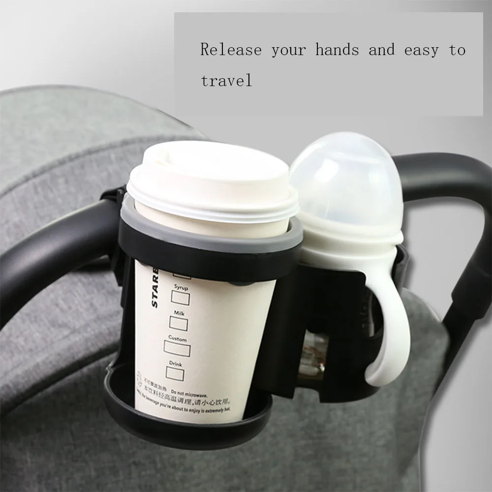 

Multi-Function Double Cup Holder Baby Bottle Holder Baby Stroller Cup Holder