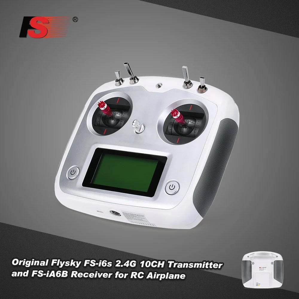 FLYSKY FS-i6S i6S 2.4G 10CH AFHDS 2A M2 Centering Throttle Transmitter iA6B iA10B Receiver for RC Cars Boats Drone Toys