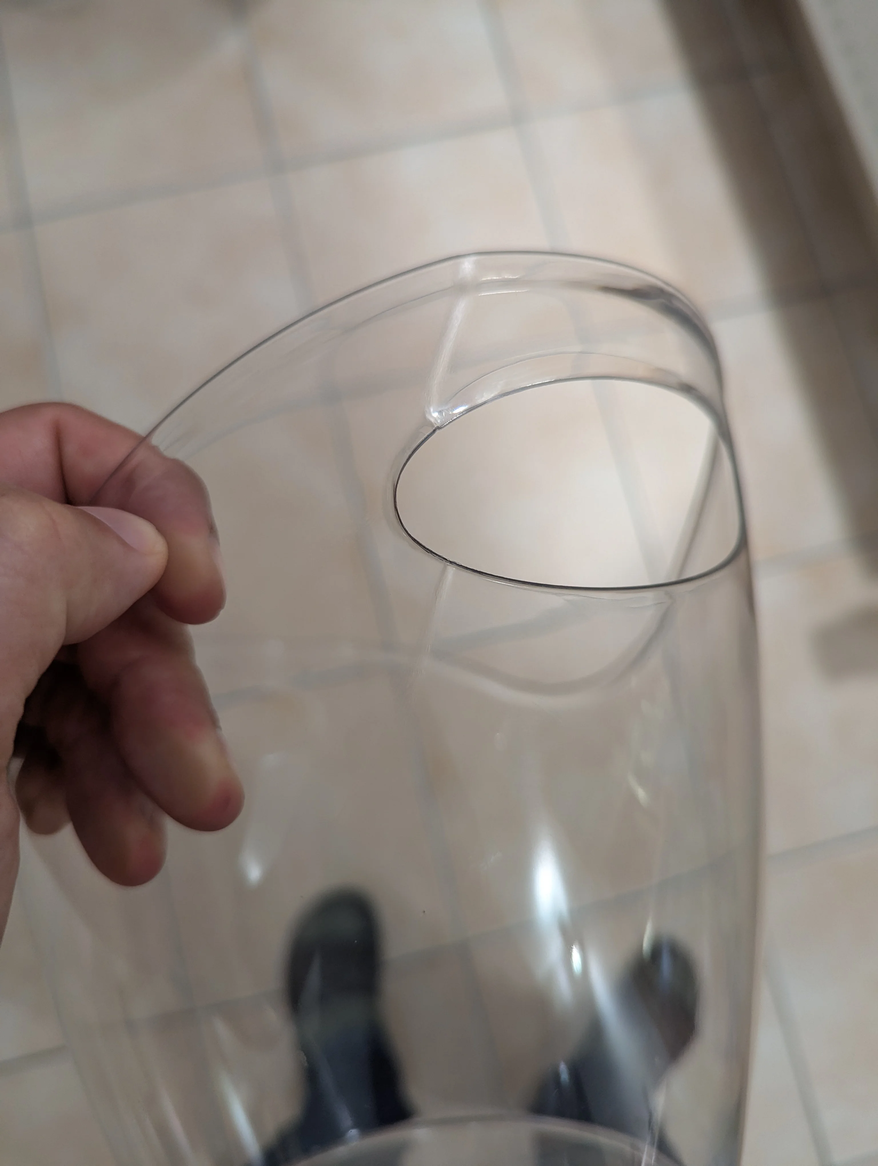 4L Clear Ice Bucket ¦ Large Beverage Tub with Handle For Wine & Beer