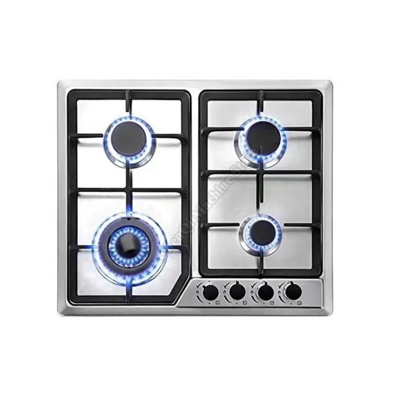 Cooktop Gas 4 Burners Home  Commercial Gas stovetop Stainless steel Gas Stove Gas Hob Stovetop Tempered Glass Cooktop 5